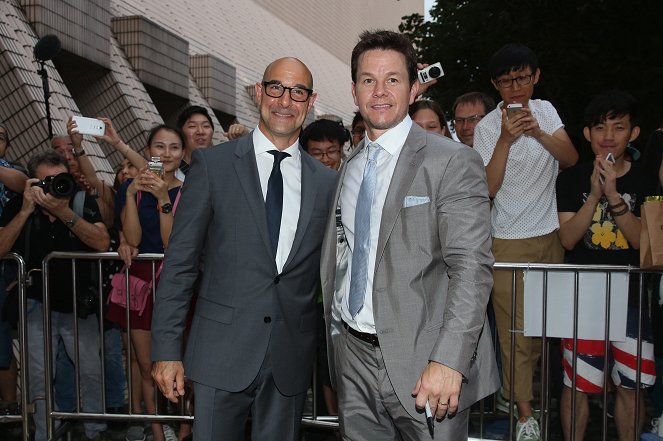 Transformers: Age of Extinction - Events - Stanley Tucci, Mark Wahlberg