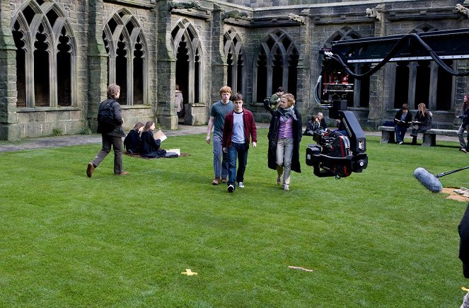 Harry Potter et le Prince de sang mêlé - Tournage - Rupert Grint, Daniel Radcliffe, Emma Watson