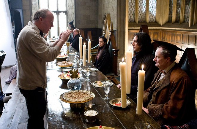 Harry Potter és a félvér herceg - Forgatási fotók - David Yates, Alan Rickman, Jim Broadbent