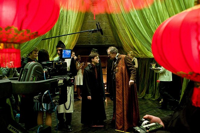 Harry Potter und der Halbblutprinz - Dreharbeiten - Daniel Radcliffe, Jim Broadbent