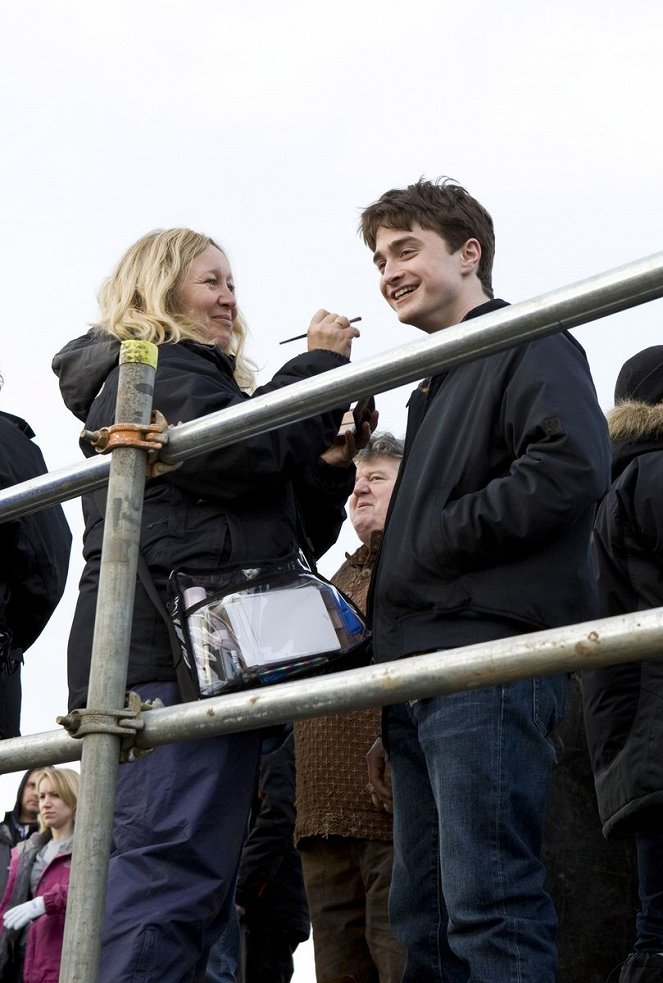Harry Potter és a félvér herceg - Forgatási fotók - Robbie Coltrane, Daniel Radcliffe