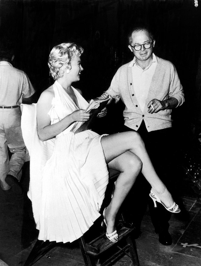 Slamený vdovec - Z nakrúcania - Marilyn Monroe, Billy Wilder