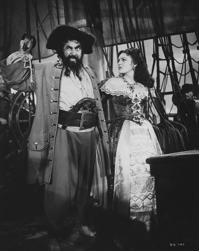El pirata Barbanegra - De la película - Robert Newton, Linda Darnell