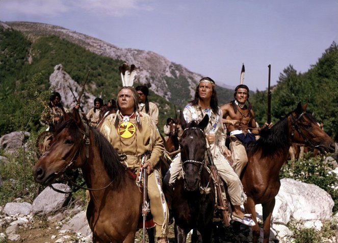 Winnetou - Revolta dos Apaches - Do filme - Rikard Brzeska, Pierre Brice, Gojko Mitić