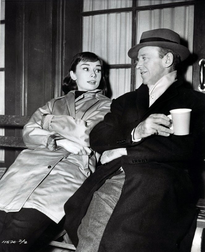 Rakastunut Pariisissa - Kuvat kuvauksista - Audrey Hepburn, Fred Astaire