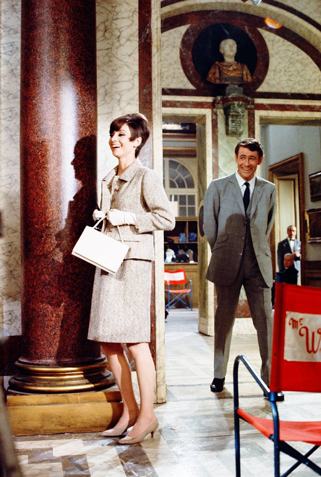 Como Roubar Um Milhão - De filmagens - Audrey Hepburn, Peter O'Toole