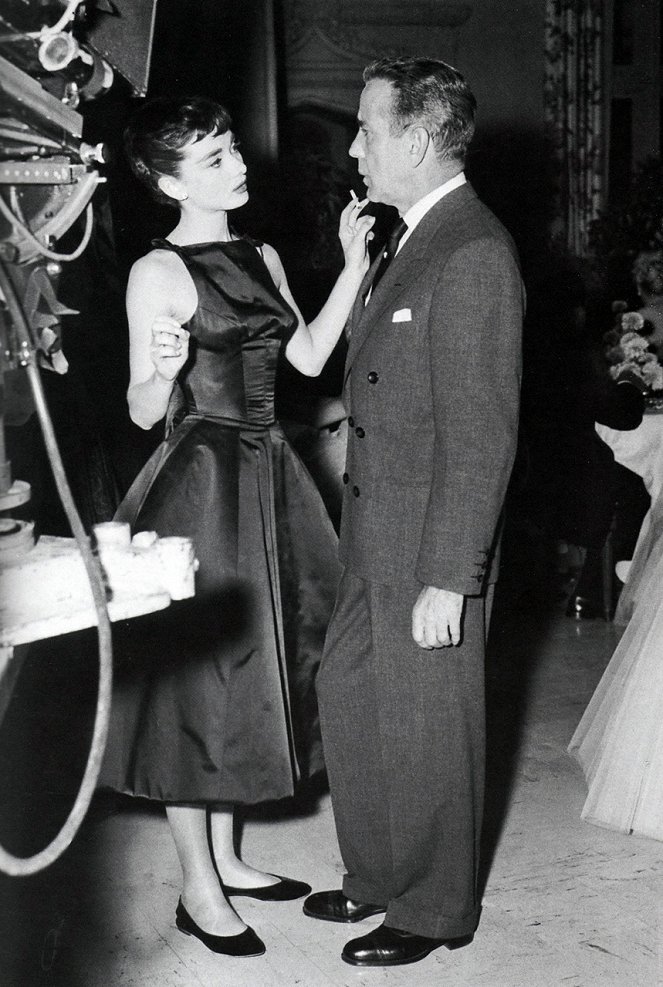 Sabrina - Z natáčení - Audrey Hepburn, Humphrey Bogart