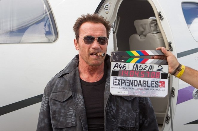Expendables: Postradatelní 3 - Z natáčení - Arnold Schwarzenegger