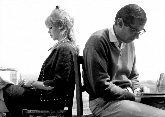 Le Repos du guerrier - Dreharbeiten - Brigitte Bardot, Roger Vadim