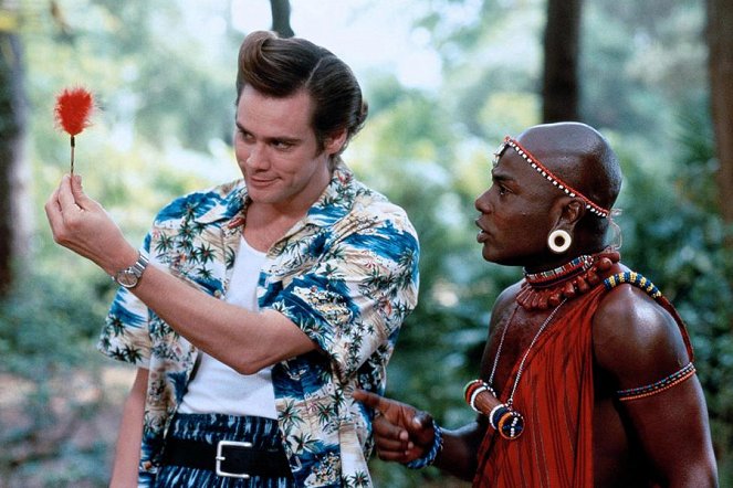 Ace Ventura: Zew natury - Z filmu - Jim Carrey, Maynard Eziashi
