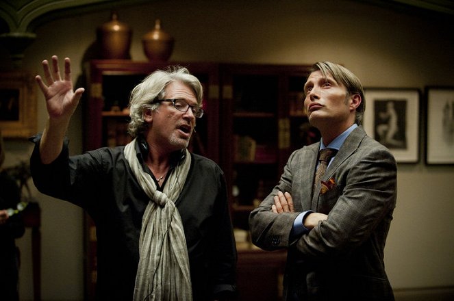 Hannibal - Season 1 - Pilze - Dreharbeiten - Michael Rymer, Mads Mikkelsen