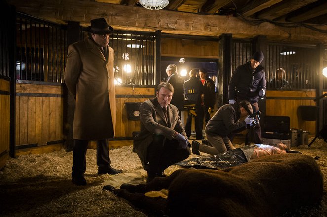 Hannibal - Season 2 - Pferde - Dreharbeiten - Laurence Fishburne, Mads Mikkelsen