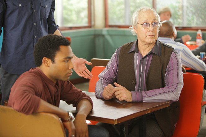 Community - Contemporary American Poultry - Van film - Donald Glover, Chevy Chase