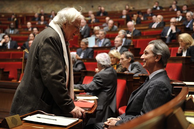 A francia miniszter - Forgatási fotók - Bertrand Tavernier, Thierry Lhermitte