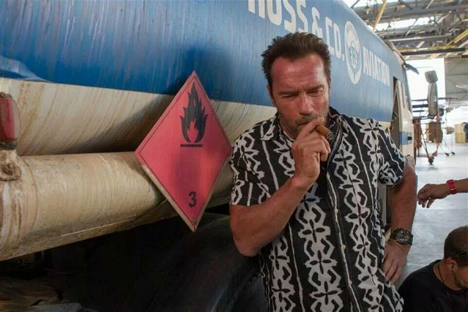 Expendables: Nezničiteľní 3 - Z nakrúcania - Arnold Schwarzenegger