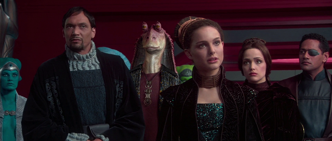 Star Wars: Episode II - Attack of the Clones - Photos - Jimmy Smits, Natalie Portman, Rose Byrne, Jay Laga'aia