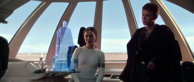 Star Wars: Epizoda II - Klonovaní útočia - Z filmu - Natalie Portman, Hayden Christensen