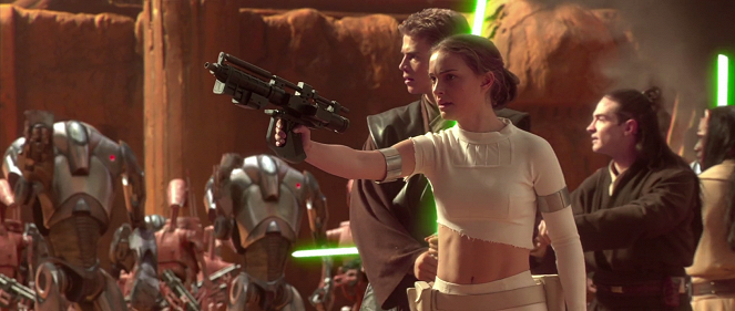 Star Wars: Episode II - Angriff der Klonkrieger - Filmfotos - Hayden Christensen, Natalie Portman