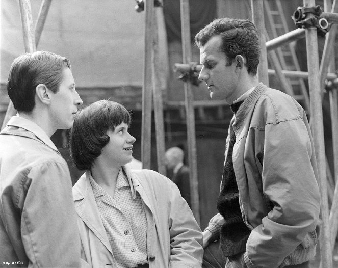 Egy csepp méz - Forgatási fotók - Robert Stephens, Rita Tushingham, Tony Richardson