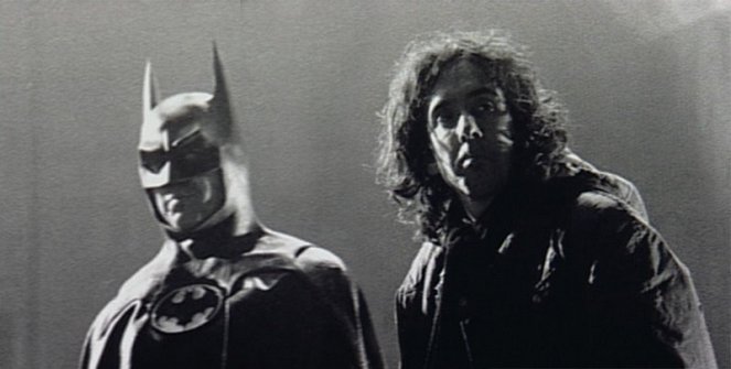 Batman - Dreharbeiten - Michael Keaton, Tim Burton