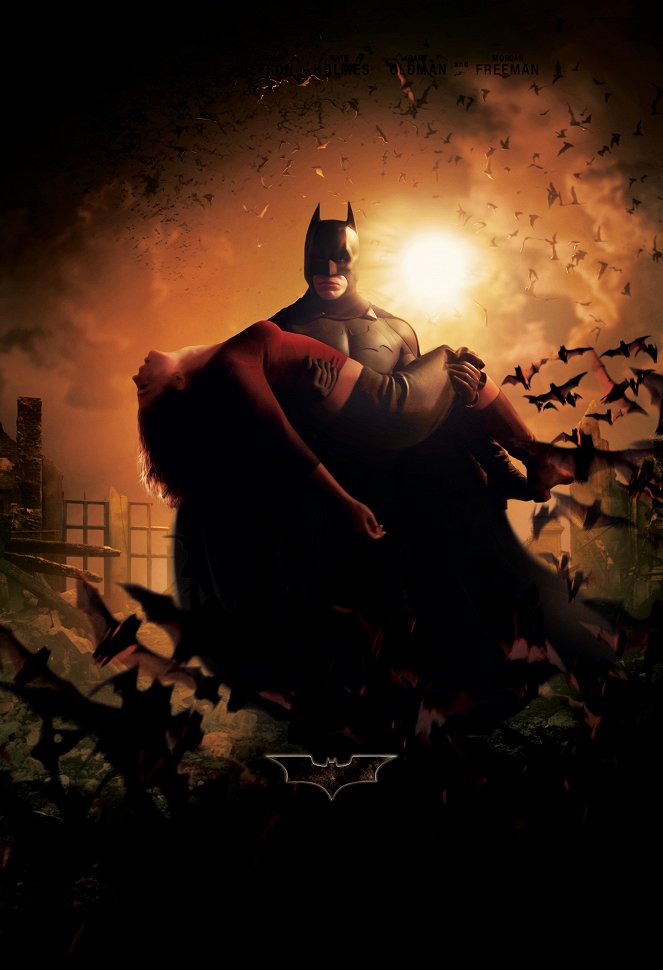 Batman Begins - Werbefoto - Katie Holmes, Christian Bale