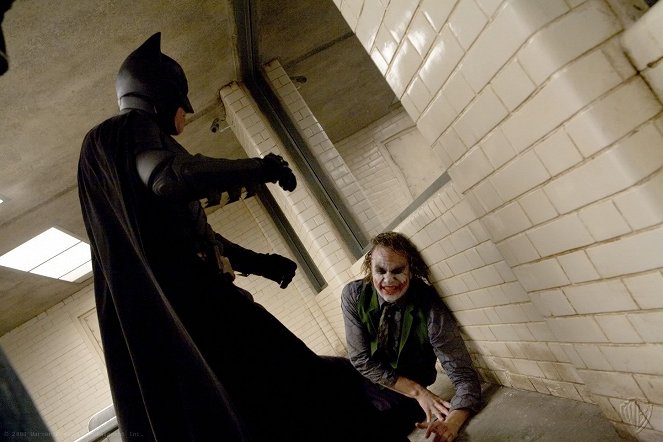 The Dark Knight - Filmfotos - Christian Bale, Heath Ledger