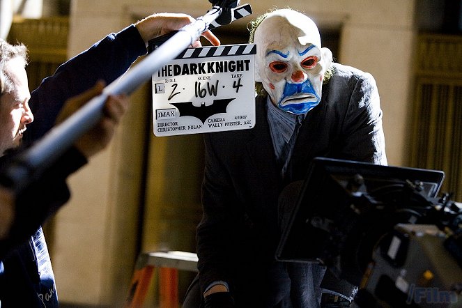 The Dark Knight - Dreharbeiten - Heath Ledger