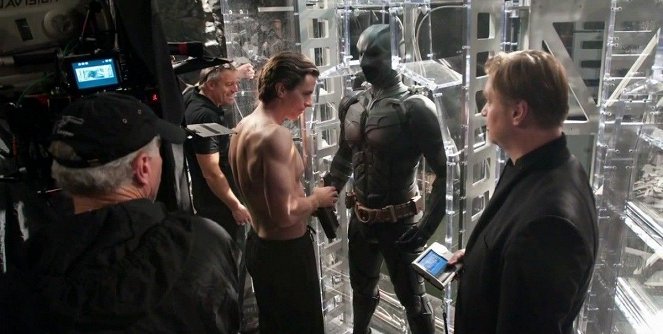 The Dark Knight Rises - Van de set - Christian Bale