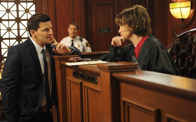 Bones - Le Tribunal des citoyens - Tournage - David Boreanaz, Gina Hecht