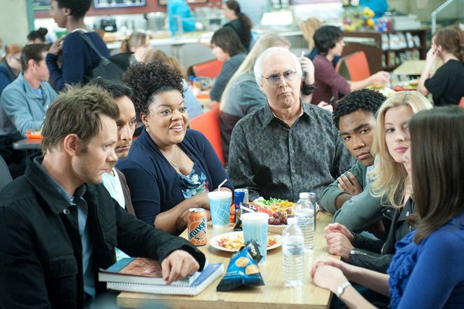 Community - Asian Population Studies - Photos - Joel McHale, Danny Pudi, Yvette Nicole Brown, Chevy Chase, Donald Glover, Gillian Jacobs