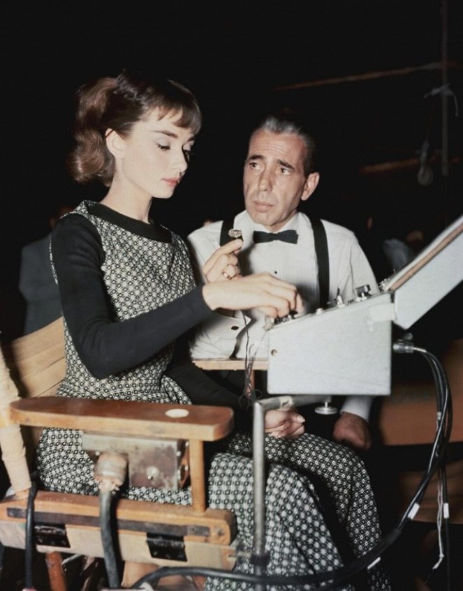 Sabrina - Dreharbeiten - Audrey Hepburn, Humphrey Bogart