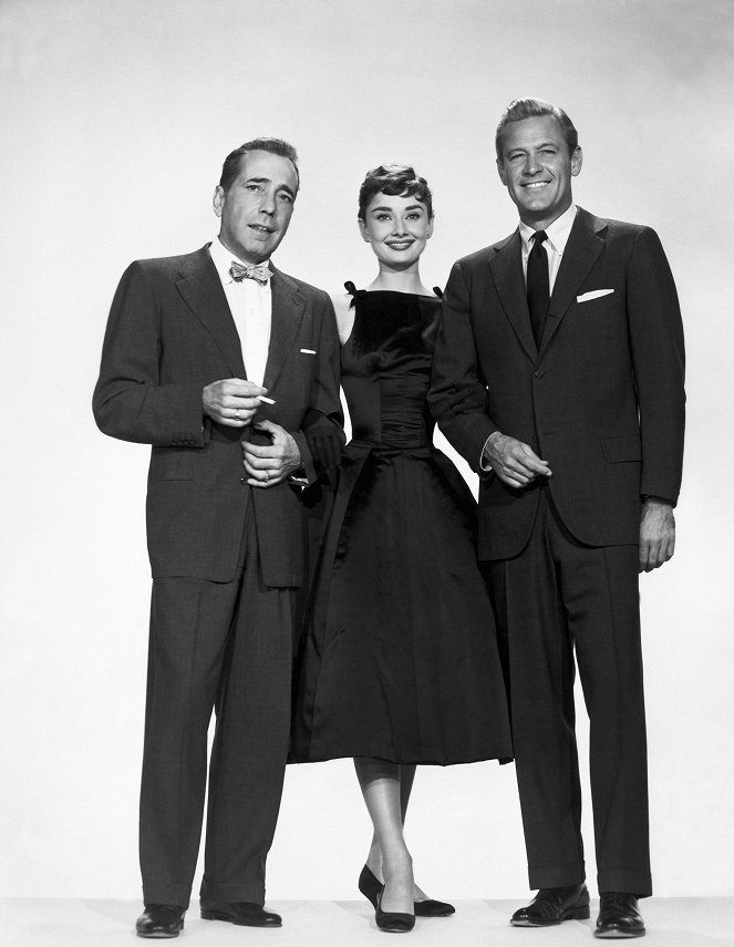 Sabrina - Werbefoto - Humphrey Bogart, Audrey Hepburn, William Holden