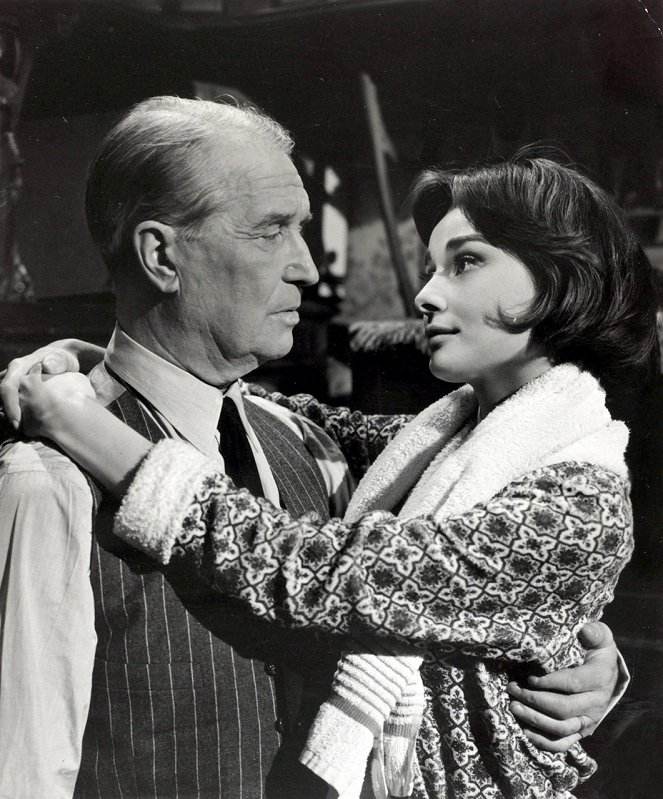 Délutáni szerelem - Filmfotók - Maurice Chevalier, Audrey Hepburn