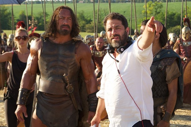 Hercules - Dreharbeiten - Dwayne Johnson, Brett Ratner
