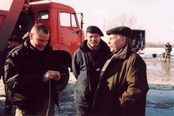 Dalnobojščiki 2 - Van de set - Владислав Галкин, Vladimir Gostyukhin