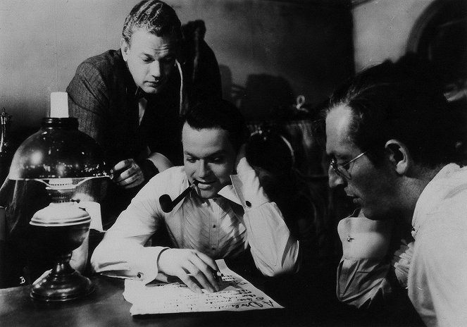 O Mundo a Seus Pés - Do filme - Joseph Cotten, Orson Welles, Everett Sloane