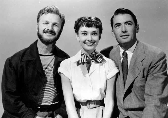 Vacaciones en Roma - Promoción - Eddie Albert, Audrey Hepburn, Gregory Peck