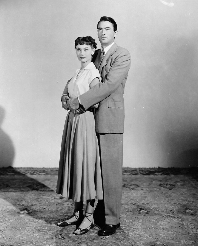 Ein Herz und eine Krone - Werbefoto - Audrey Hepburn, Gregory Peck