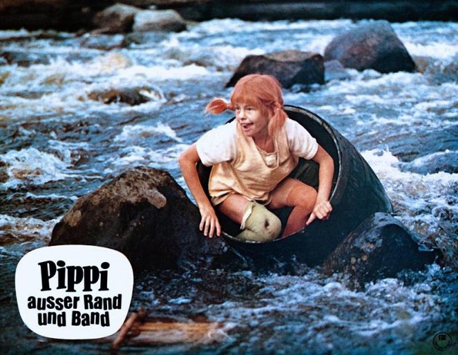 På rymmen med Pippi Långstrump - Lobby karty - Inger Nilsson