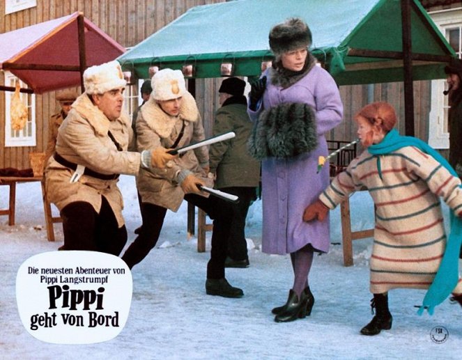 Här kommer Pippi Långstrump - Lobby karty - Ulf G. Johnsson, Margot Trooger, Inger Nilsson