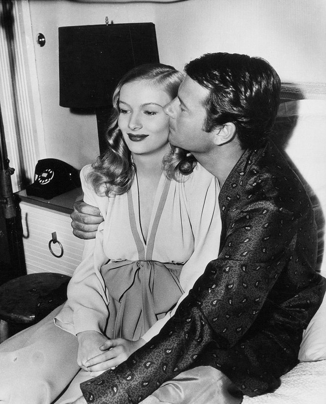 A Quimera do Riso - De filmagens - Veronica Lake, Joel McCrea