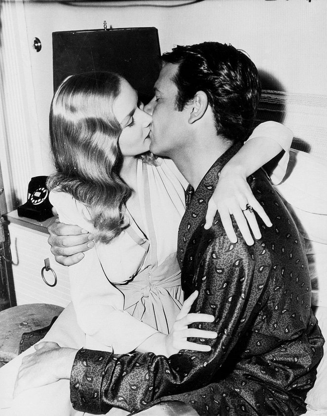 A Quimera do Riso - De filmagens - Veronica Lake, Joel McCrea