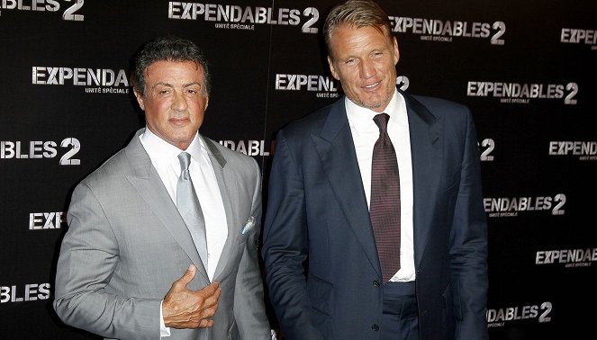 The Expendables 2 - Events - Sylvester Stallone, Dolph Lundgren