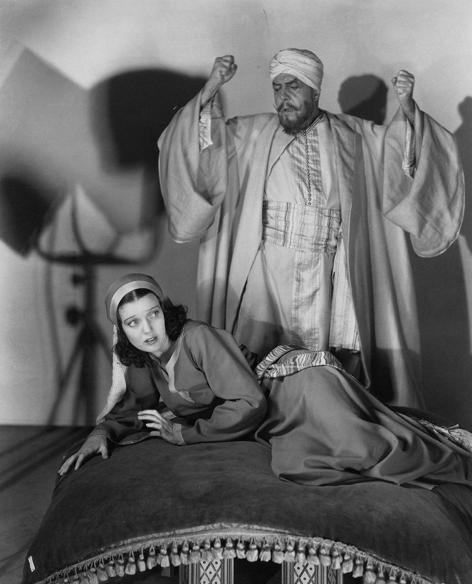 Kismet - Van de set - Loretta Young, Otis Skinner