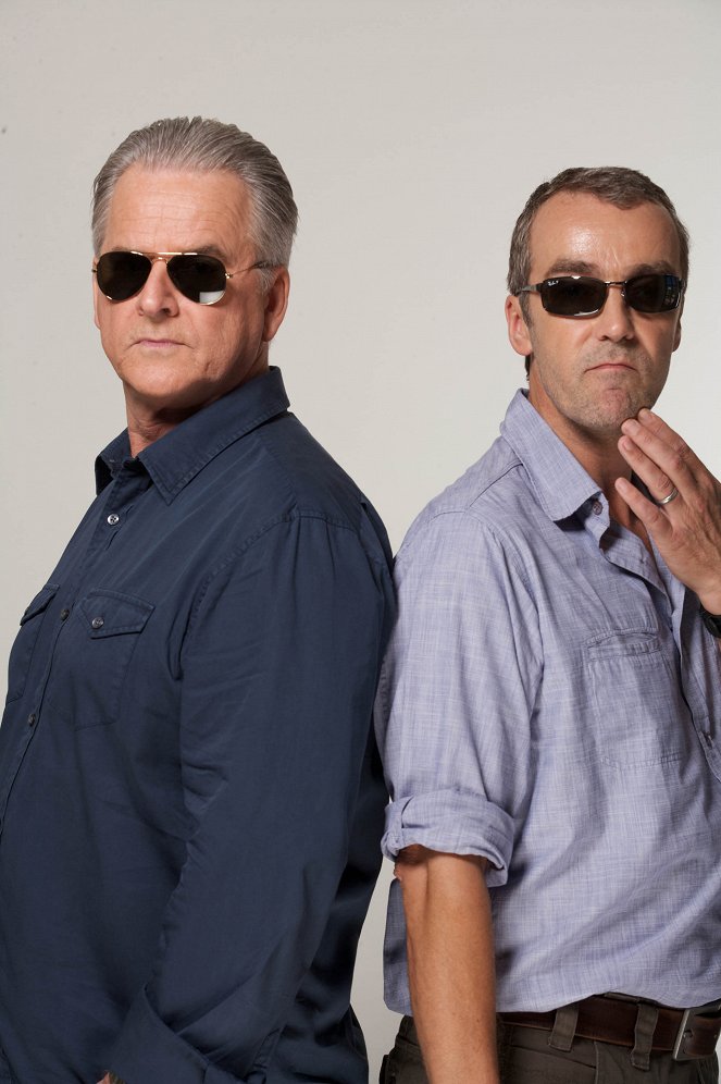 Der Jäger - Geld oder Leben - Werbefoto - Trevor Eve, John Hannah