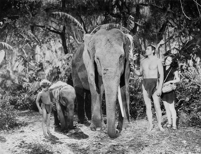 Tarzan und sein Sohn - Filmfotos - Johnny Sheffield, Johnny Weissmuller, Maureen O'Sullivan