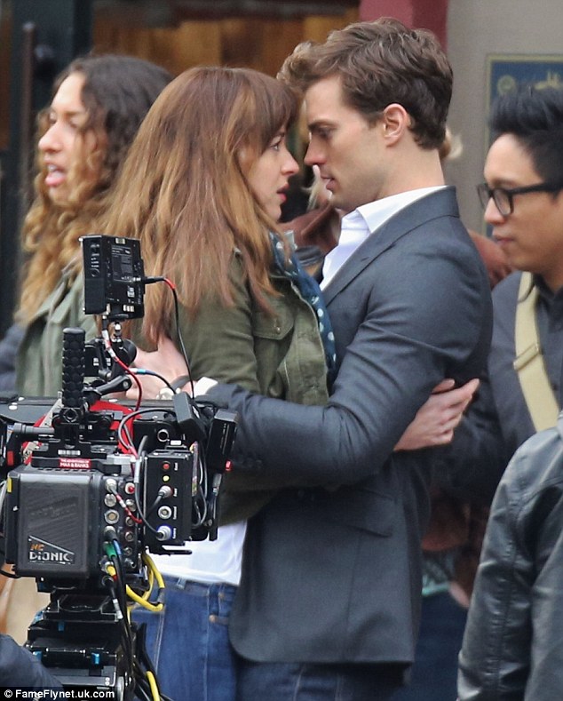 Fifty Shades of Grey - Dreharbeiten - Dakota Johnson, Jamie Dornan
