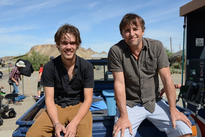 Boyhood – Momentos de Uma Vida - De filmagens - Ellar Coltrane, Richard Linklater