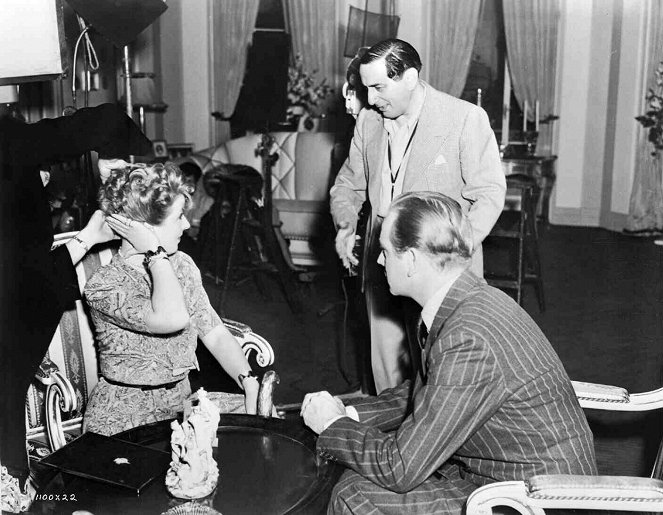 Ninočka - Z natáčení - Ina Claire, Ernst Lubitsch, Melvyn Douglas