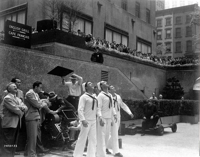 On the Town - Making of - Stanley Donen, Gene Kelly, Jules Munshin, Frank Sinatra